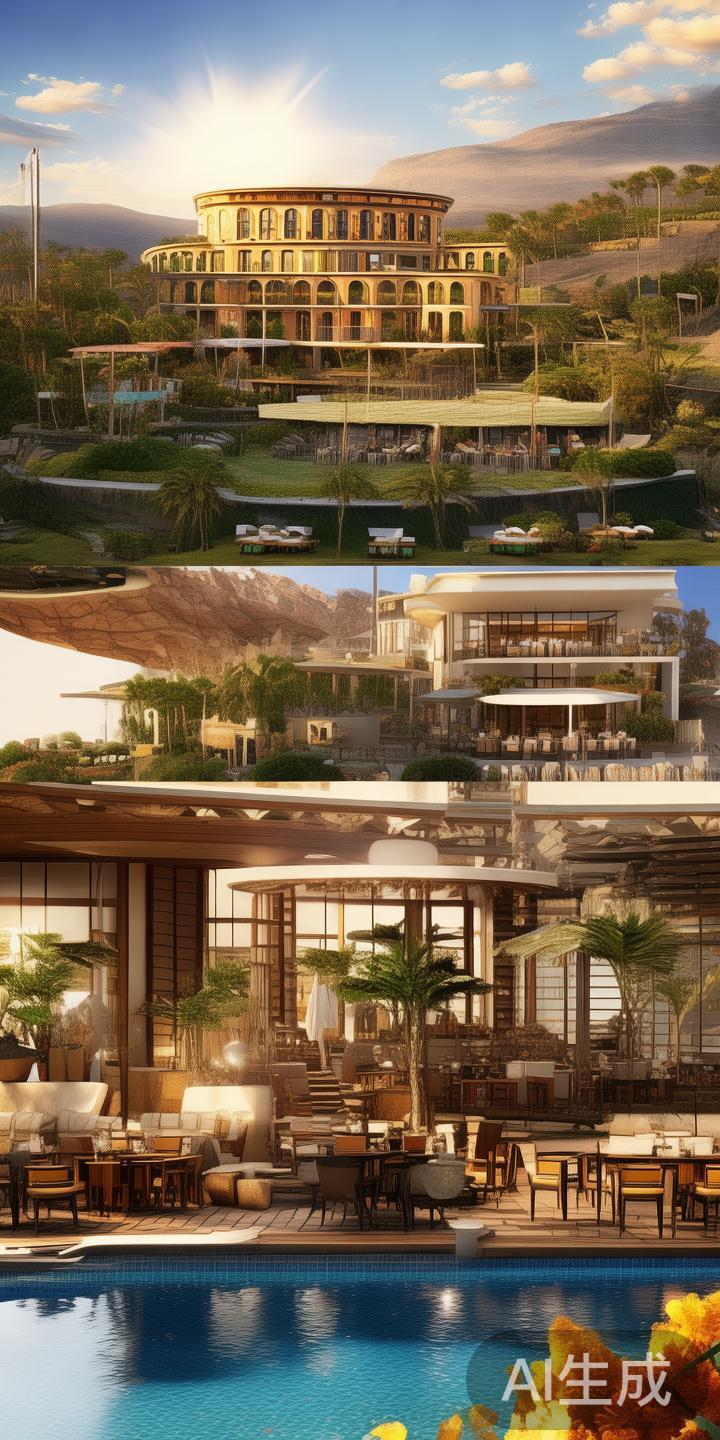 太阳城周边配套齐全，配备高端酒店、国际餐厅和休闲娱